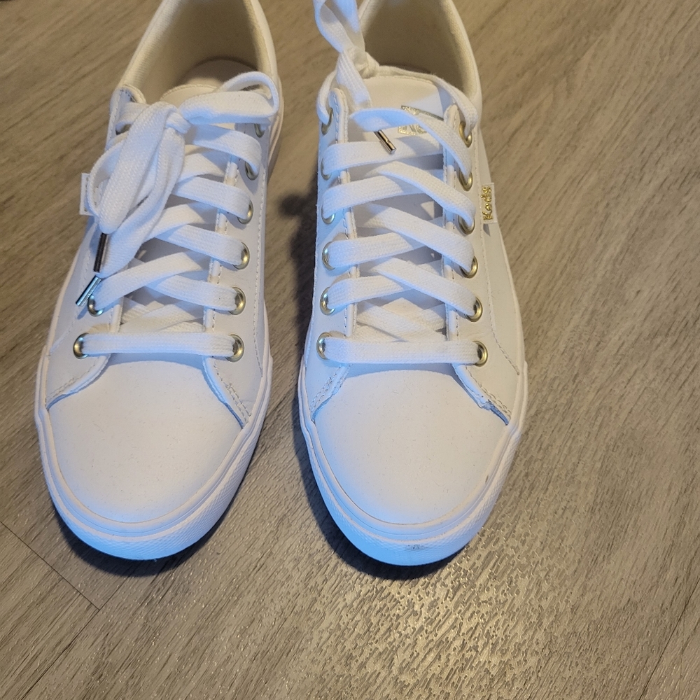 Keds white sneakers. Women's size 8
